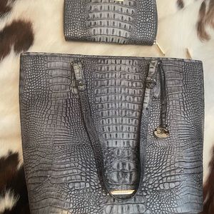 Brand new Brahmin purse and wallet set.